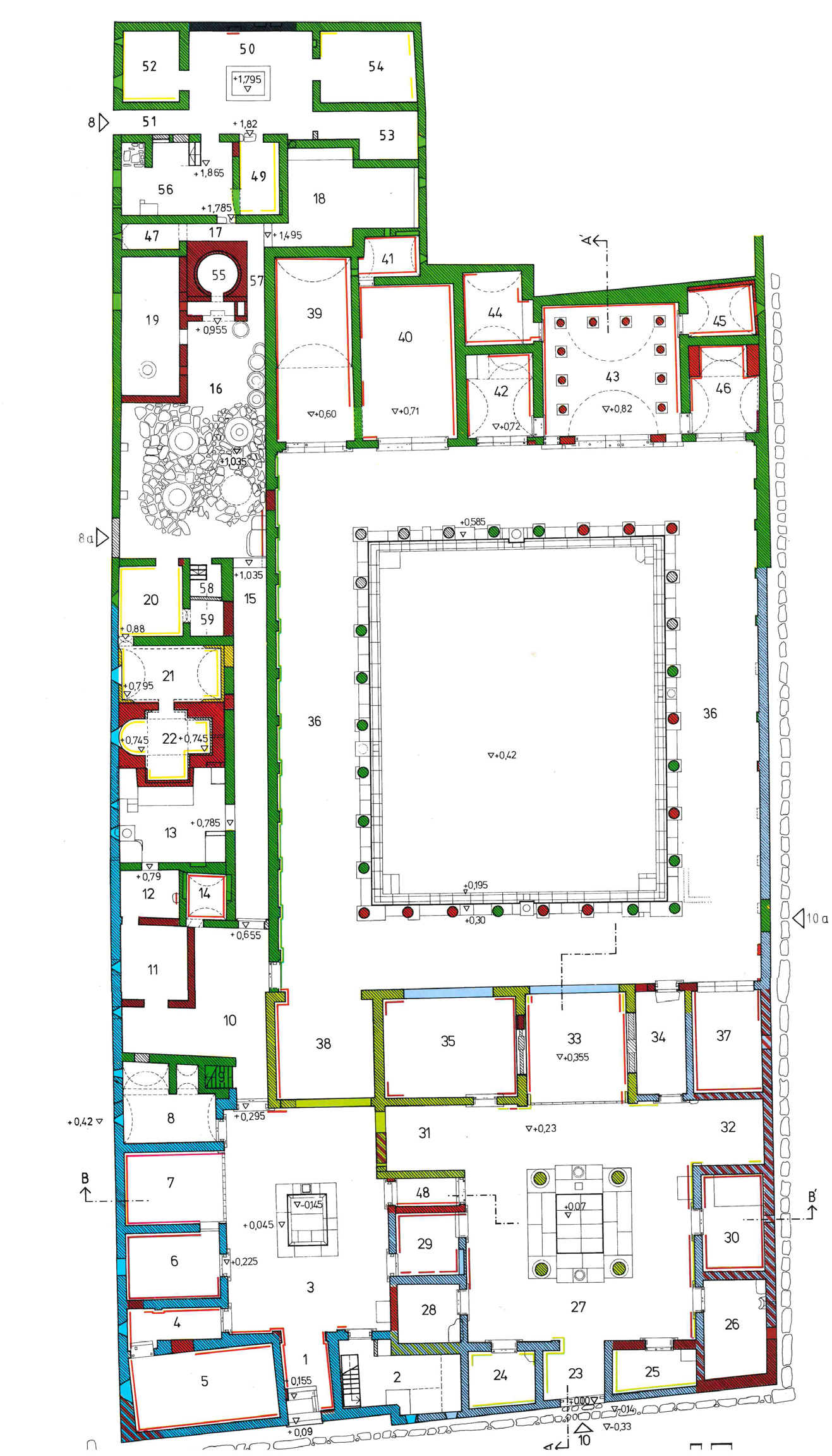 VI.11.8.9.10 Casa del Labirinto Plan
